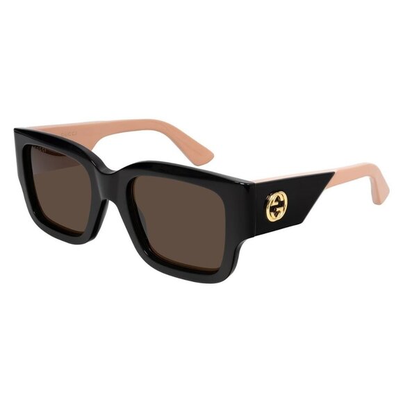New GUCCI Black Square GG1663S 004 Sunglasses Women - Picture 1 of 3